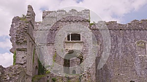 Stone wall ruins | abandoned building, Derbyshire