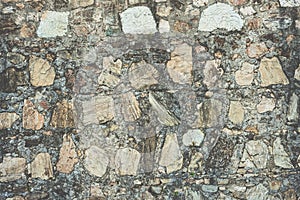 Stone wall rustic texture big seamless background