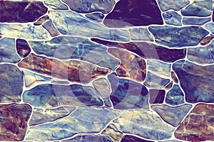 Stone wall rustic texture big seamless background