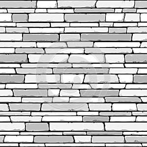 Stone wall. Seamless pattern.