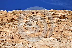 Stone Wall Sky Background