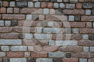 Stone wall texture background.