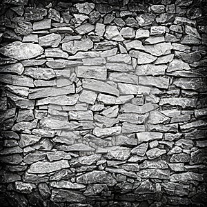 Stone wall texture or background, gray colour.