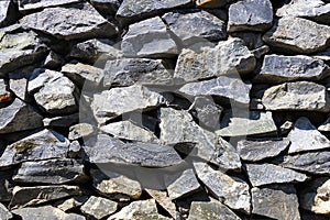 Stone wall texture and background