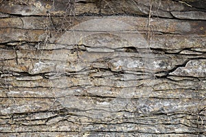 Stone wall texture. Natural background. Limestone wall