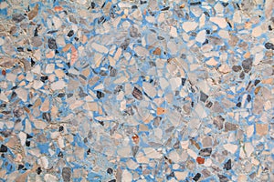 Stone wall texture, Terrazzo Floor, Marble blue color beautiful background