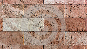 Stone wall texture,travertine tiles facing stone photo