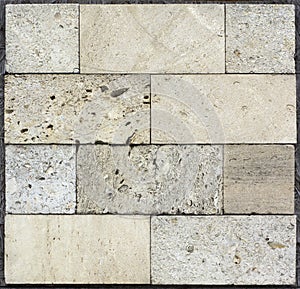 Stone wall texture,travertine tiles facing stone
