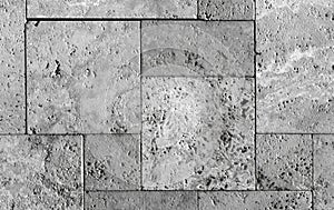 Stone wall texture,travertine tiles facing stone photo