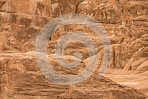 Stone wall texure of Sinai desrt