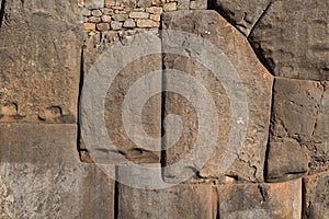 Stone walls, Cusco, Peru.