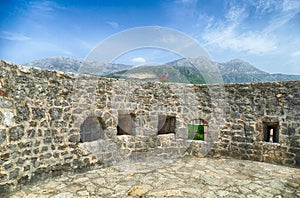 Stone walls of the Kanli Kula Fortress