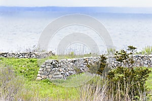 Stone walls near Buzzards Bay