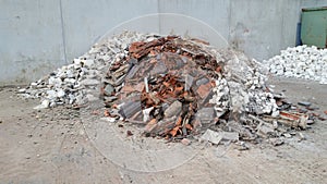 Stone waste material recycling photo