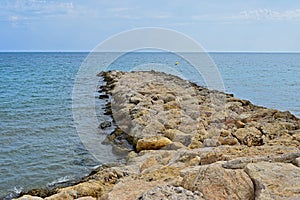 A Stone Causway In The Sea photo