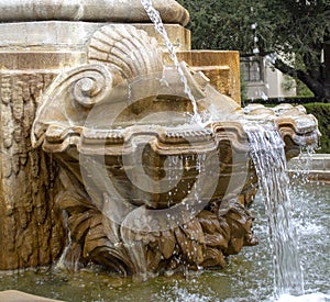 Stone Water Fountain - Square