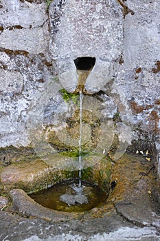 Stone water source