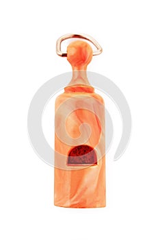 Stone whistle isolated on a white
