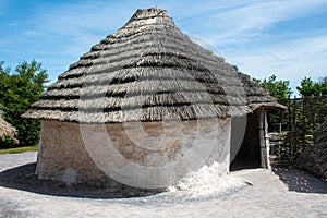 Stoneage wooden hut