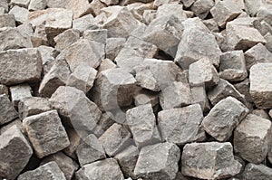 stoned cobbles for road paving rconstruction