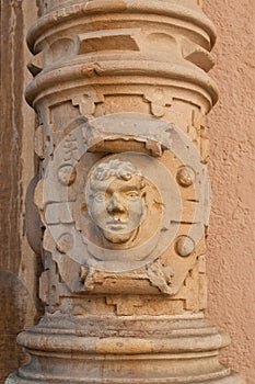 Stoned culumns at Bartholdy museum