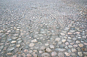 Stoned pavement