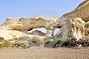 Stoned Sand Formation at Dry Lake