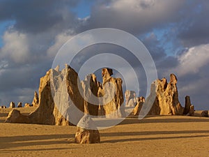Stoneformation in desert