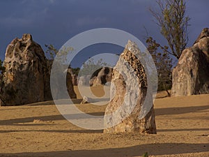 Stoneformation in desert