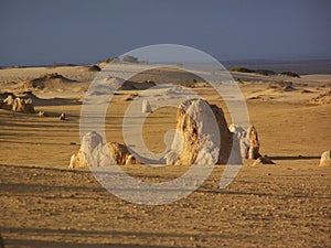 Stoneformation in desert