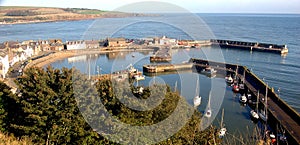 Stonehaven Harbour, Aberdeenshire, Scotland, UK 