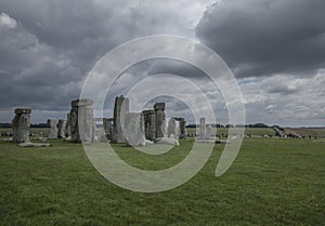 Stonehenge - dark and moody.