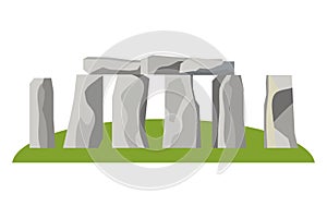 Stonehenge england landmark design vector illustration