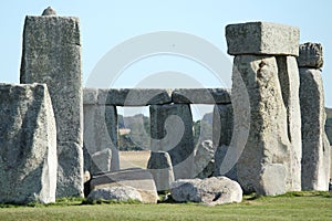 Stonehenge, Neolithic ancient standing stone circle monument, UNESCO World Heritage Site