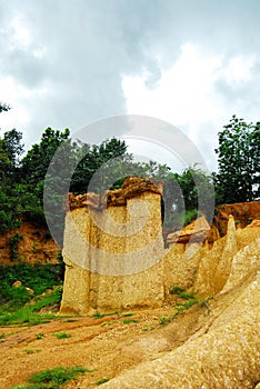 Stonehenge at Pae Muang Pee Forest Park , Phrae, Thailand