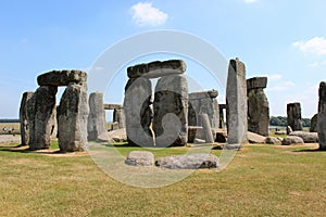 Stonehenge, a prehistoric monument on Salisbury Plain in Wiltshire, England