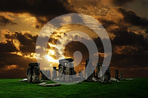 Stonehenge ruins photo