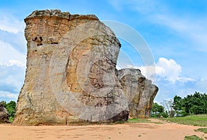 Stonehenge of Thailand Mor Hin khao, The ancient strange stone is landmark at Chaiyaphum province Thailand