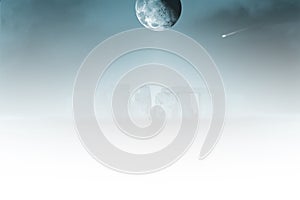 Stonehenge under full moon