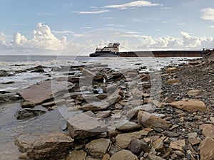 Stones.  Arabs.  Abandoned photo