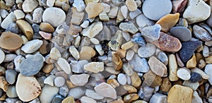 Stones Background Vertical Isolated, Beach view