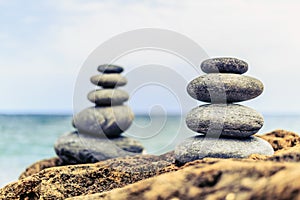 Stones balance inspiration peaceful concept