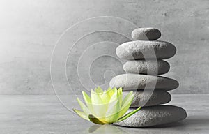 Stones balance. Zen and spa concept.