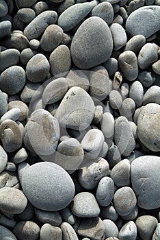 Stones on the bank of a river