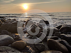 Stones on the beach