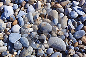 Stones in the beach, Cap Gris Nez photo