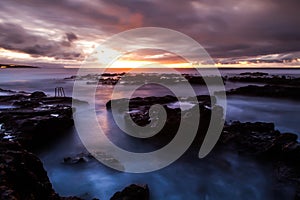 Stones beach landscape