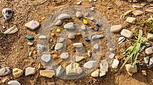 A stones in cala bramant in Llanca photo