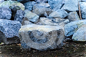 Stones for construction photo