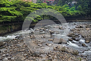 Stones on the dry river
